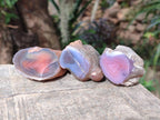 Polished One Side Red Shashe River Agate Nodules x 35 From Shashe River, Zimbabwe - Toprock Gemstones and Minerals 