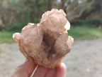 Natural Cascading White Phantom Smokey Luena Quartz Clusters x 4 From Luena, Congo - Toprock Gemstones and Minerals 