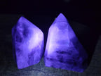 Polished Watermelon Fluorite Crystal Points x 3 From Uis, Namibia - Toprock Gemstones and Minerals 