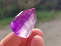 Polished Window Amethyst Crystals x 12 From Akansobe, Madagascar - Toprock Gemstones and Minerals 