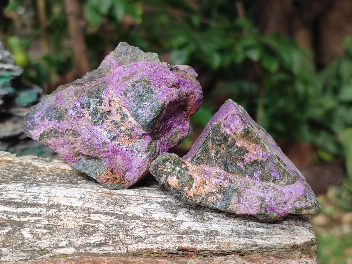 Natural Cobbed Stichtite Specimens x 24 From Barberton, South Africa - Toprock Gemstones and Minerals 