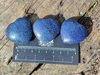 Polished Lazulite Hearts x 35 From Madagascar - Toprock Gemstones and Minerals 
