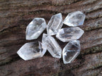 Polished Mini Pendant Double Terminated Clear Quartz Crystals x 70 From Madagascar - Toprock Gemstones and Minerals 