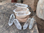 Polished Mini Pendant Double Terminated Clear Quartz Crystals x 70 From Madagascar - Toprock Gemstones and Minerals 