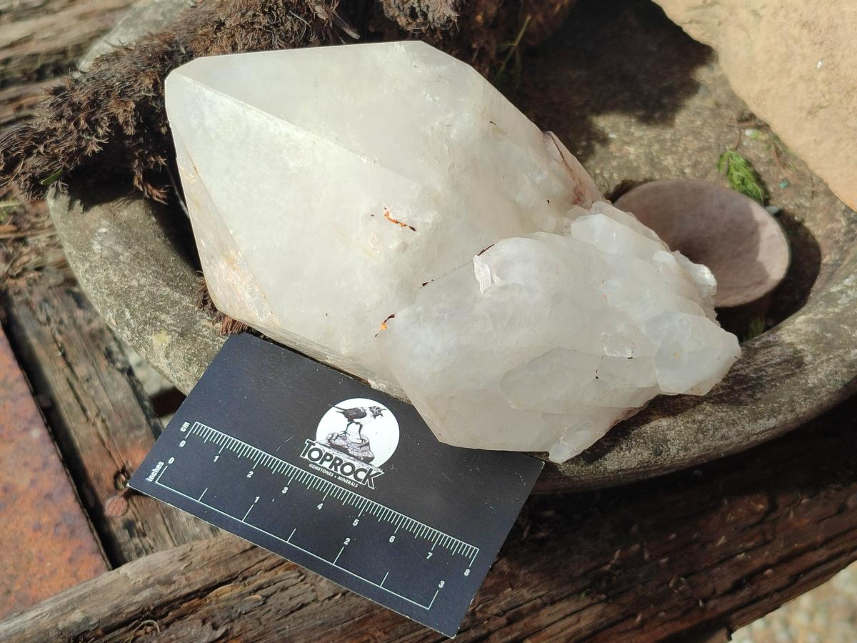 Natural LargeCascading "Anananas" Candle Quartz Crystals x 3 From Antsirabe, Madagascar - Toprock Gemstones and Minerals 
