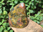 Polished Nellite Tigers Eye Standing Display Pieces x 3 From Prieska, South Africa - Toprock Gemstones and Minerals 