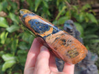 Polished Nellite Tigers Eye Standing Display Pieces x 3 From Prieska, South Africa - Toprock Gemstones and Minerals 