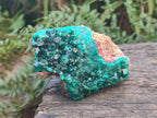 Natural Large Dioptase on Dolomite Specimens x 2 From Likasi, Congo - Toprock Gemstones and Minerals 
