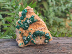 Natural Large Dioptase on Dolomite Specimens x 2 From Likasi, Congo - Toprock Gemstones and Minerals 