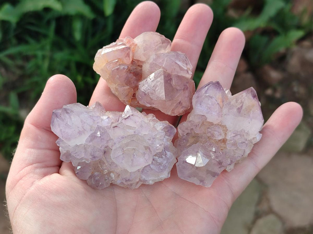 Natural Spirit Amethyst Clusters x 12 From Boekenhouthoek, South Africa - Toprock Gemstones and Minerals 