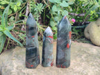 Polished Bloodstone Display Crystal Points x 5 From Swaziland - Toprock Gemstones and Minerals 