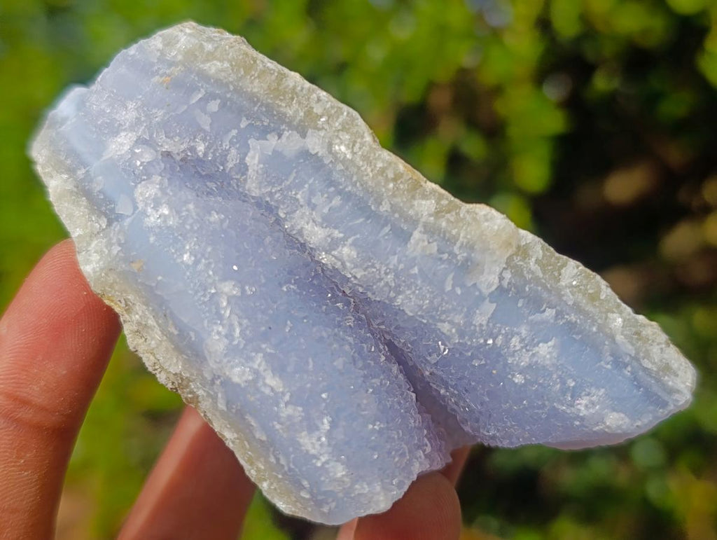 Natural Blue Lace Agate Geode Specimens x 12 From Nsanje, Malawi - Toprock Gemstones and Minerals 