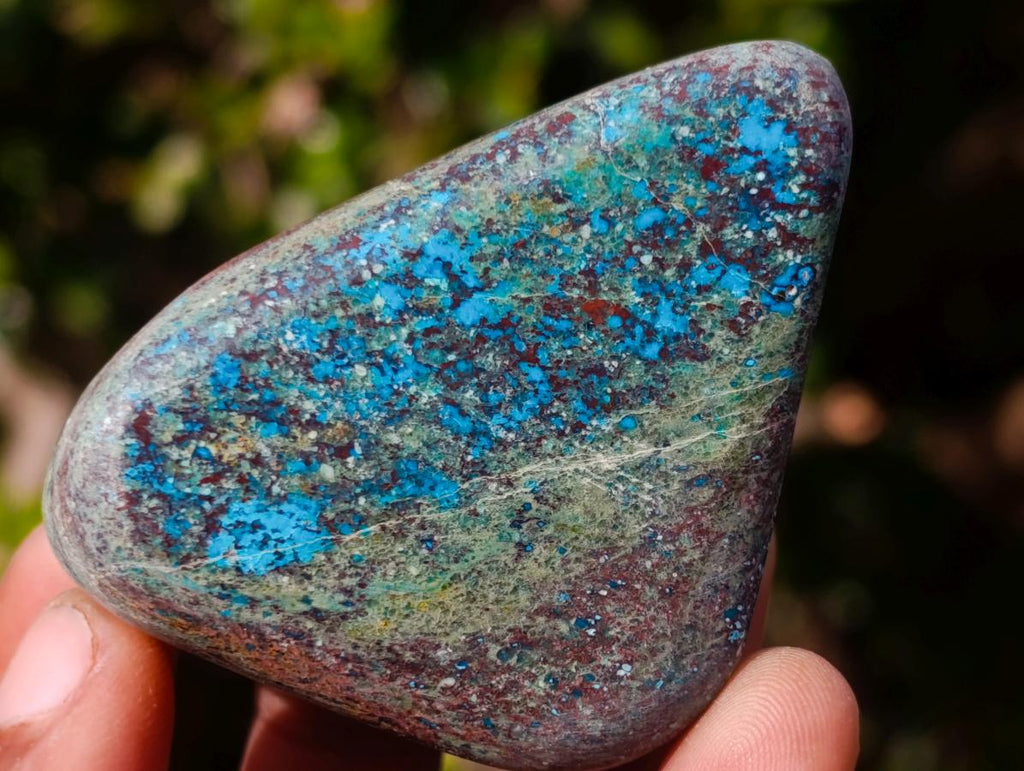 Polished Shattuckite Free Forms x 35 From Kaokoveld, Namibia - Toprock Gemstones and Minerals 