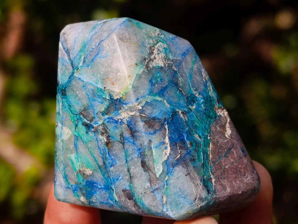 Polished Shattuckite Free Forms x 35 From Kaokoveld, Namibia - Toprock Gemstones and Minerals 