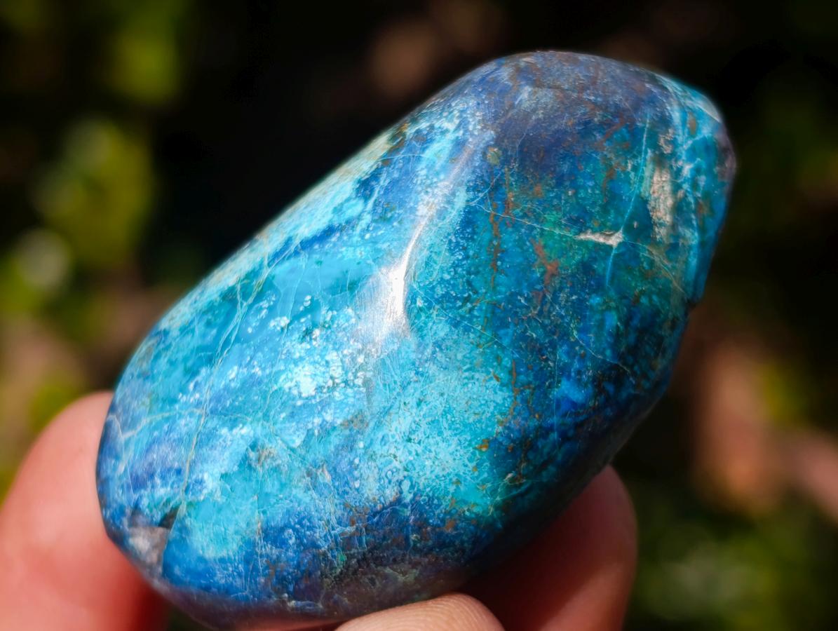 Polished Shattuckite Free Forms x 35 From Kaokoveld, Namibia - Toprock Gemstones and Minerals 