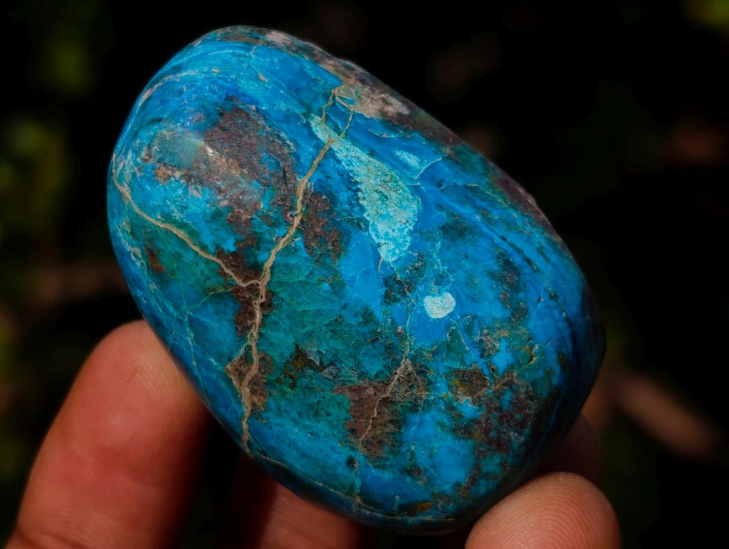 Polished Shattuckite Free Forms x 35 From Kaokoveld, Namibia - Toprock Gemstones and Minerals 