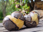 Polished Septerye Hearts x 6 From Mahajanga, Madagascar - Toprock Gemstones and Minerals 