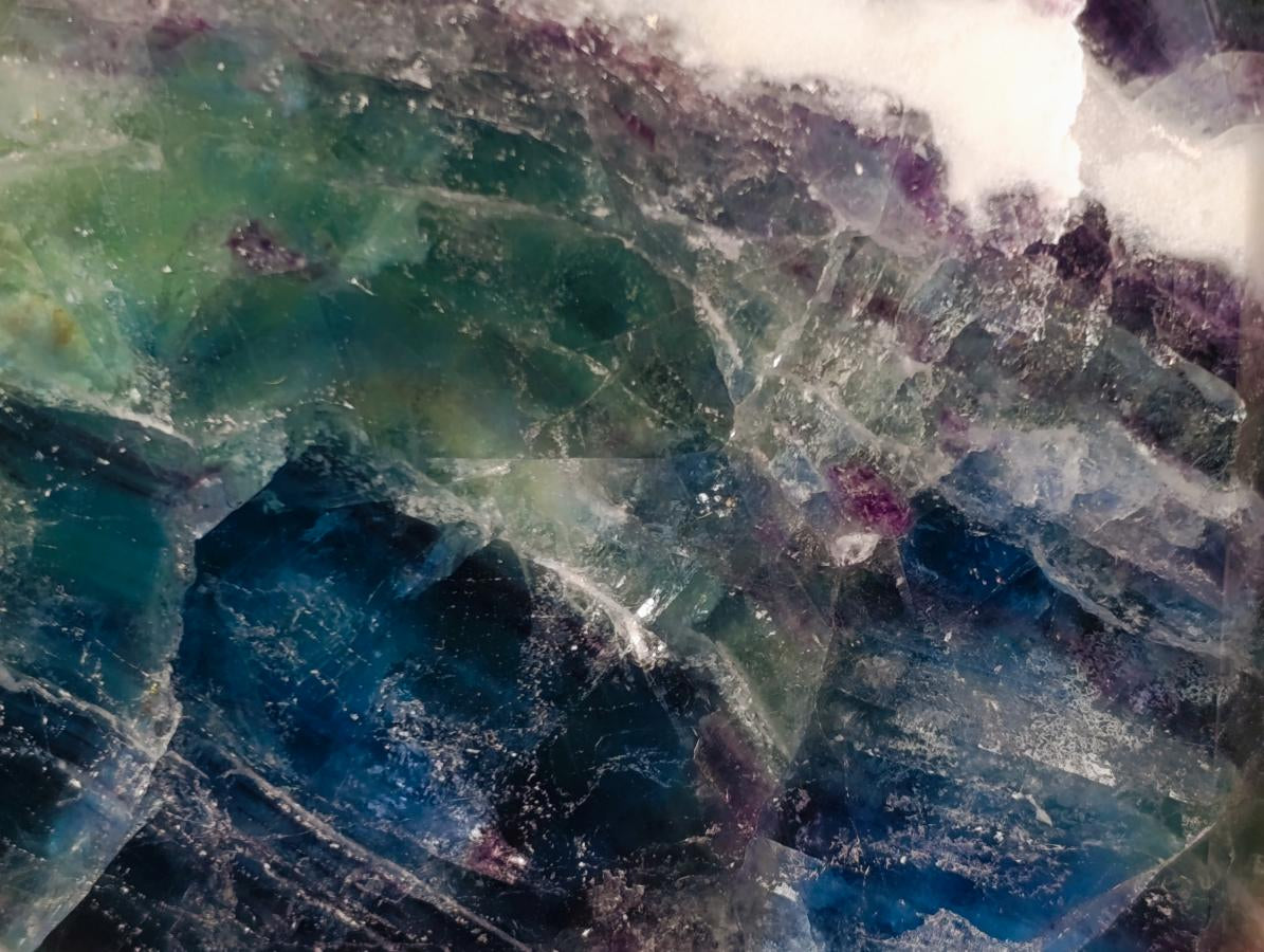Polished Watermelon Fluorite Crystal Points x 2 From Uis, Namibia - Toprock Gemstones and Minerals 