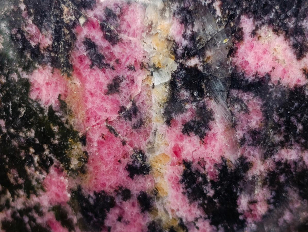 Polished XL Rhodonite Gemstone Sphere x 1 From Ambindavato, Madagascar - Toprock Gemstones and Minerals 