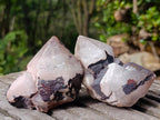 Natural Blacknite Coated with Goethite Crystals x 12 From Madagascar - Toprock Gemstones and Minerals 