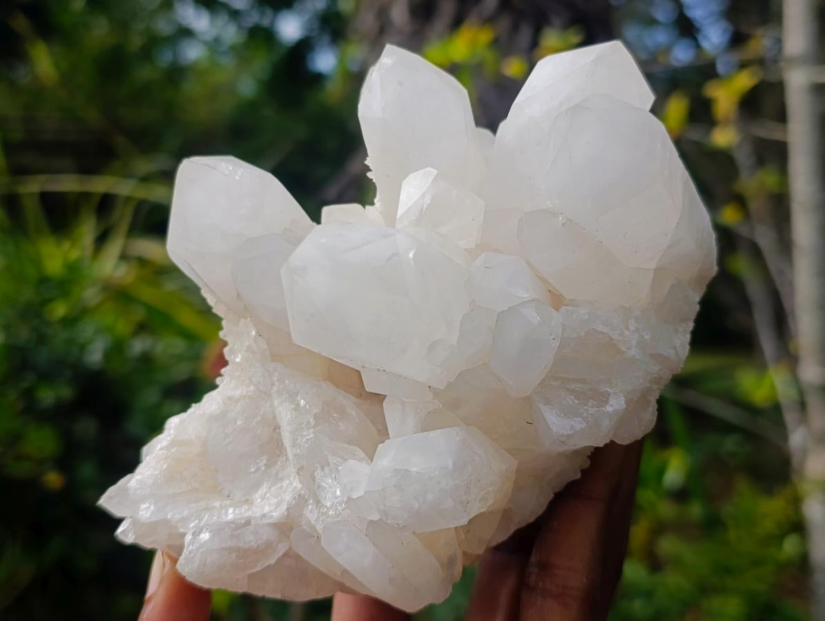 Natural Malagasy Quartz Clusters x 3 From Madagascar - Toprock Gemstones and Minerals 