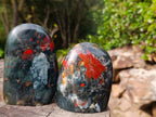 Polished Bloodstone Standing Display Pieces x 3 From Swaziland - Toprock Gemstones and Minerals 