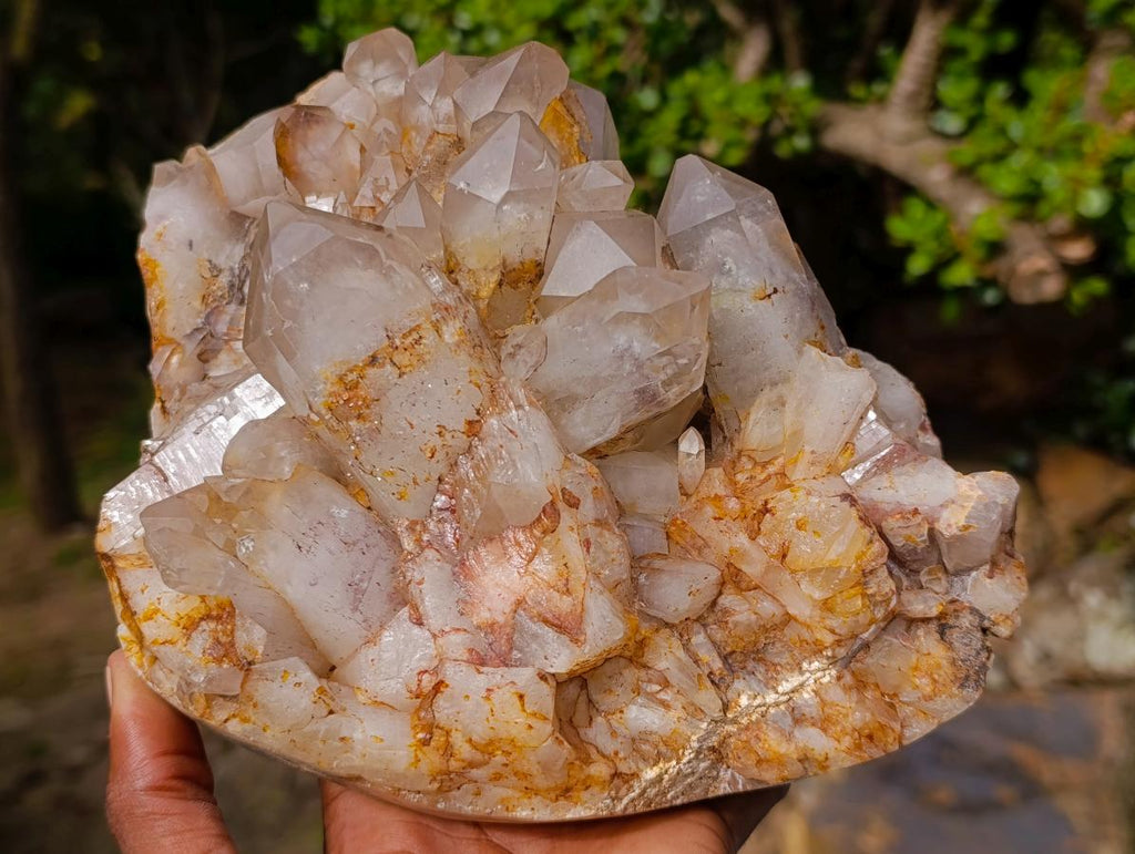 Natural Large Red Hematoid Quartz Cluster x 1 From Karoi, Zimbabwe - Toprock Gemstones and Minerals 