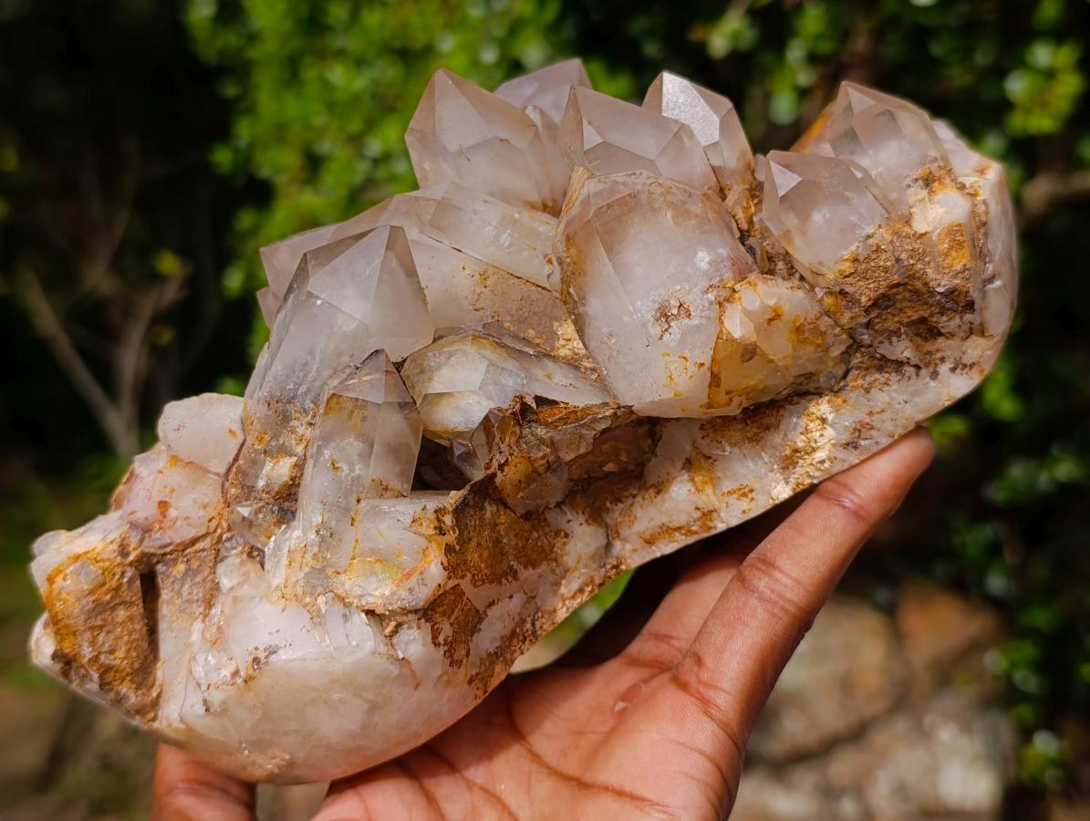Natural Large Red Hematoid Quartz Cluster x 1 From Karoi, Zimbabwe - Toprock Gemstones and Minerals 
