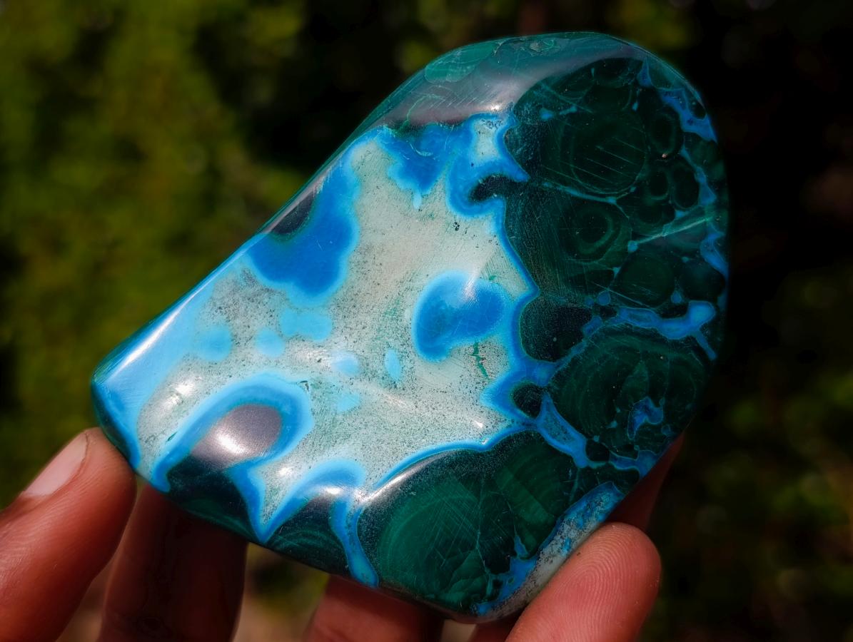 Polished Malacolla Free Forms x 6 From Kulukuluku, Congo - Toprock Gemstones and Minerals 