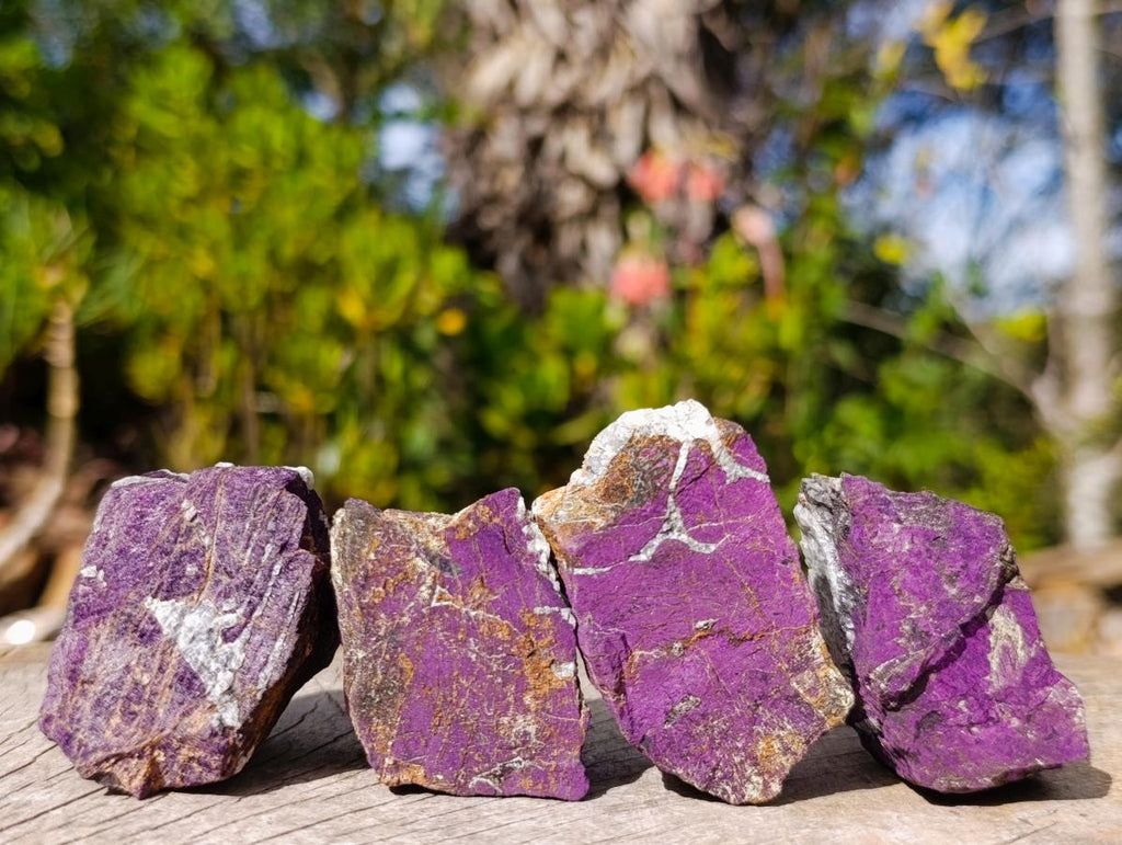 Natural Metallic Cobbed Purpurite Specimens x 35 From Erongo, Namibia - Toprock Gemstones and Minerals 