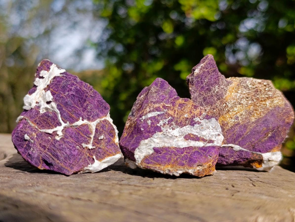 Natural Metallic Cobbed Purpurite Specimens x 35 From Erongo, Namibia - Toprock Gemstones and Minerals 