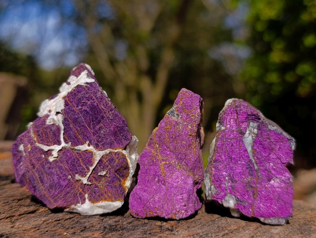 Natural Metallic Cobbed Purpurite Specimens x 35 From Erongo, Namibia - Toprock Gemstones and Minerals 