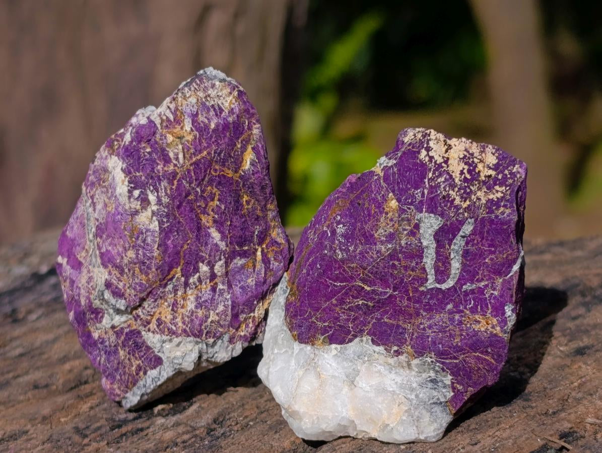 Natural Metallic Cobbed Purpurite Specimens x 35 From Erongo, Namibia - Toprock Gemstones and Minerals 