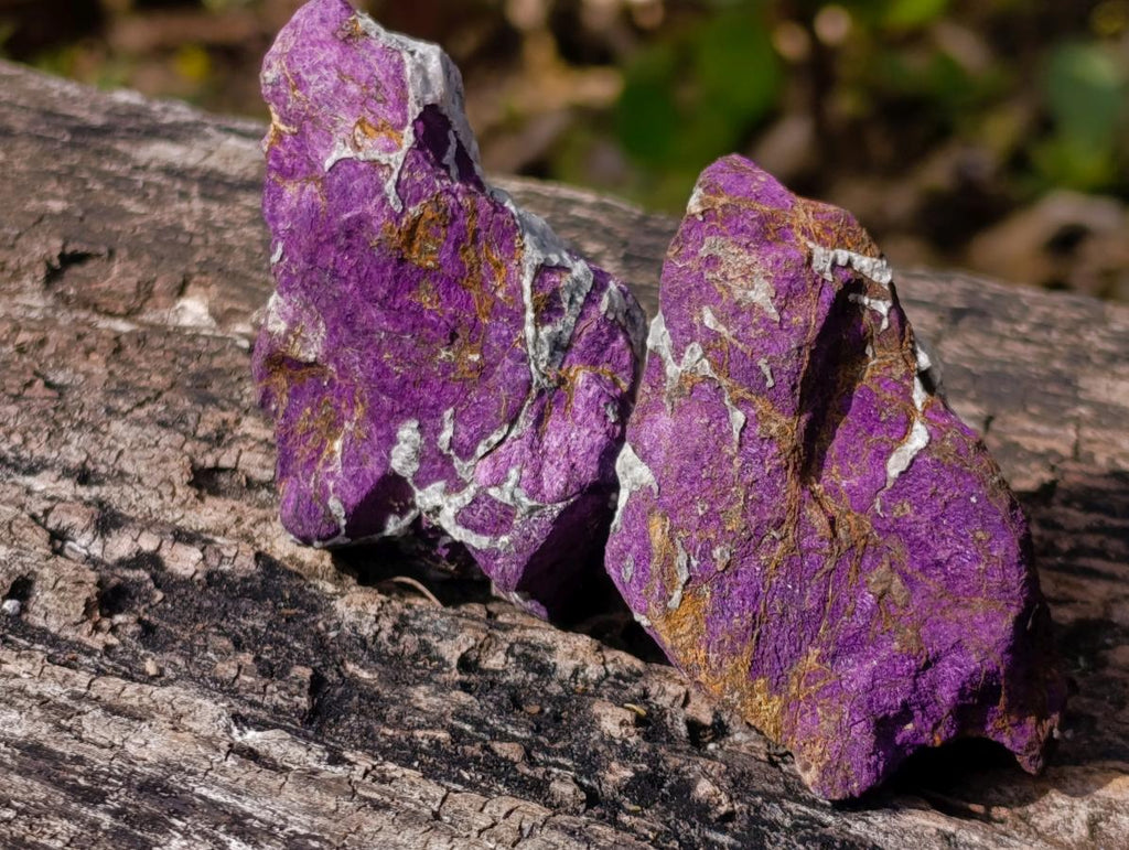Natural Metallic Cobbed Purpurite Specimens x 35 From Erongo, Namibia - Toprock Gemstones and Minerals 