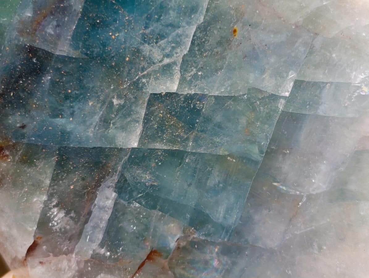 Polished Watermelon Fluorite Crystal Points x 3 From Uis, Namibia - Toprock Gemstones and Minerals 