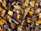 Polished Mini Golden Tigers Eye Tumbled Stone Bags x 6 From Prieska, South Africa - Toprock Gemstones and Minerals 