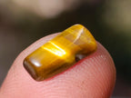 Polished Mini Golden Tigers Eye Tumbled Stone Bags x 6 From Prieska, South Africa - Toprock Gemstones and Minerals 