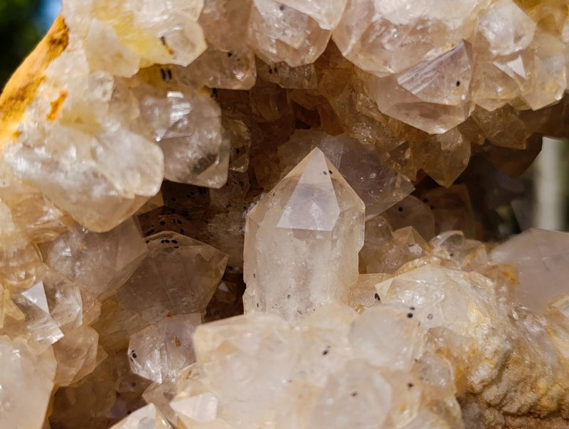 Natural Large Quartz Geode Specimen x 1 From Solwezi, Zambia - Toprock Gemstones and Minerals 