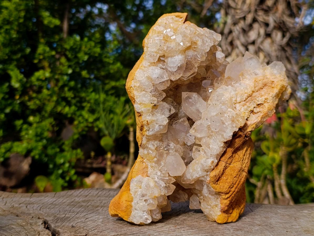 Natural Large Quartz Geode Specimen x 1 From Solwezi, Zambia - Toprock Gemstones and Minerals 