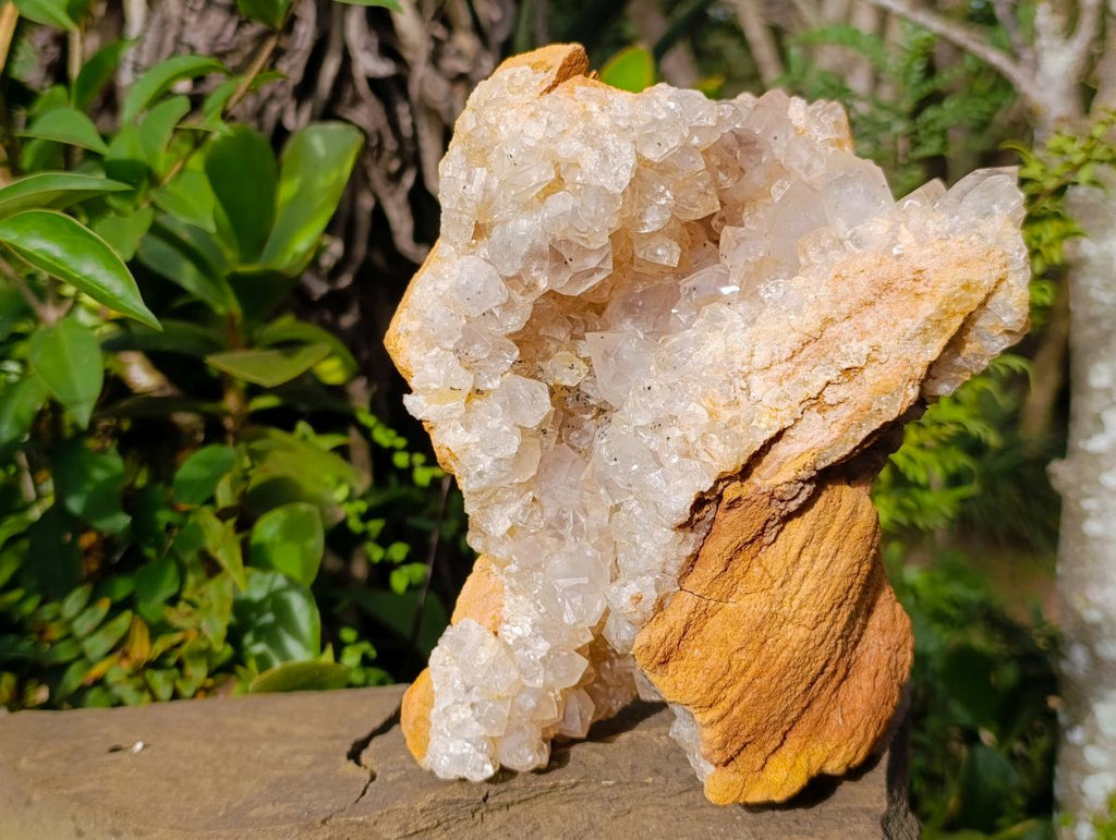 Natural Large Quartz Geode Specimen x 1 From Solwezi, Zambia - Toprock Gemstones and Minerals 