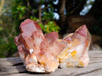 Natural Red Hematoid Quartz Clusters x 6 From Karoi, Zimbabwe - Toprock Gemstones and Minerals 