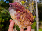 Natural Red Hematoid Quartz Clusters x 6 From Karoi, Zimbabwe - Toprock Gemstones and Minerals 