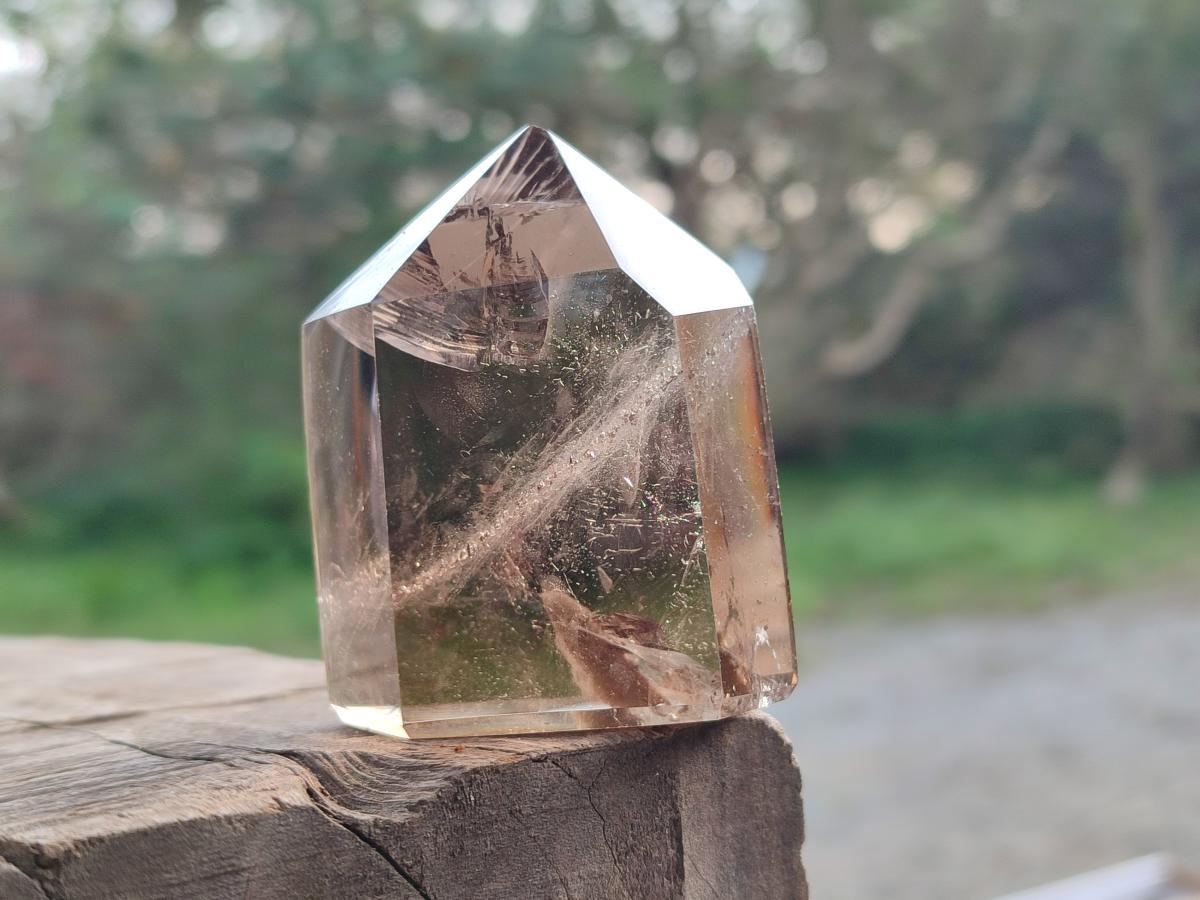 Polished Mixed Quartz Crystals x 6 From Madagascar - Toprock Gemstones and Minerals 