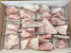 Natural Cobbed Rose Quartz Specimens x 27 From Northern Cape, South Africa - Toprock Gemstones and Minerals 