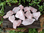 Natural Cobbed Rose Quartz Specimens x 27 From Northern Cape, South Africa - Toprock Gemstones and Minerals 