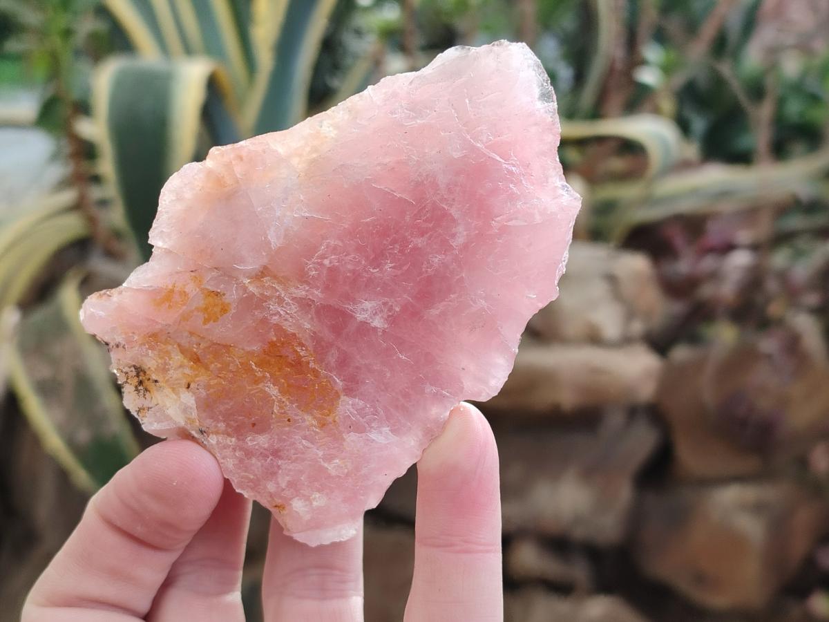 Natural Cobbed Rose Quartz Specimens x 27 From Northern Cape, South Africa - Toprock Gemstones and Minerals 