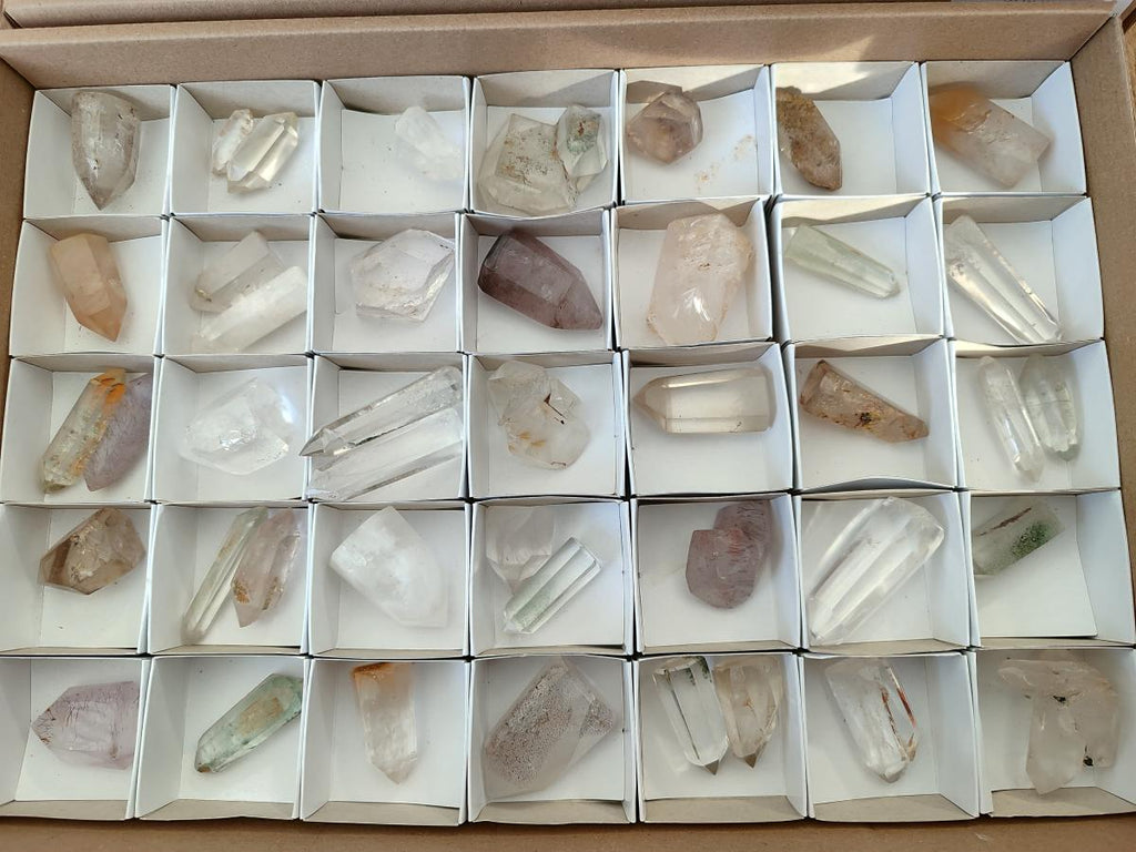 Polished Mixed Quartz Crystals x 43 From Madagascar - Toprock Gemstones and Minerals 