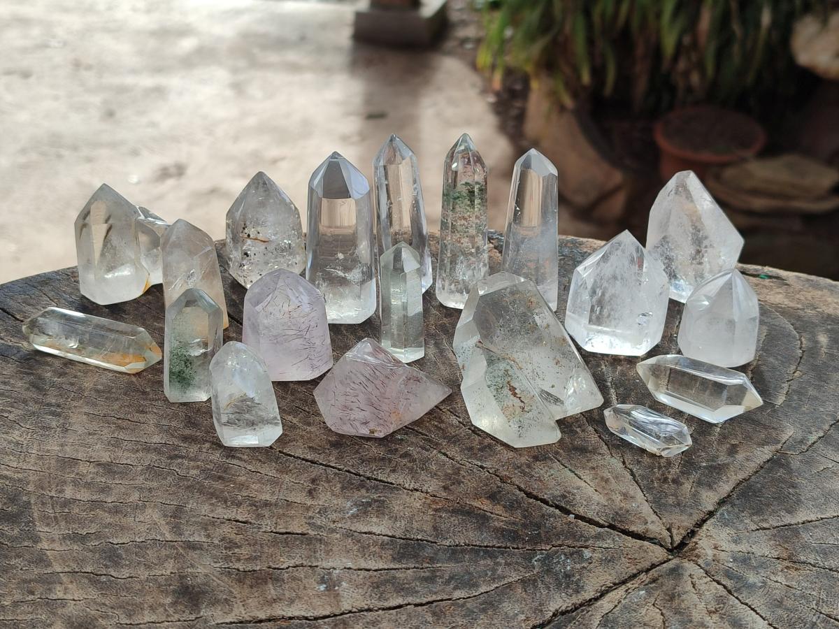 Polished Mixed Quartz Crystals x 43 From Madagascar - Toprock Gemstones and Minerals 