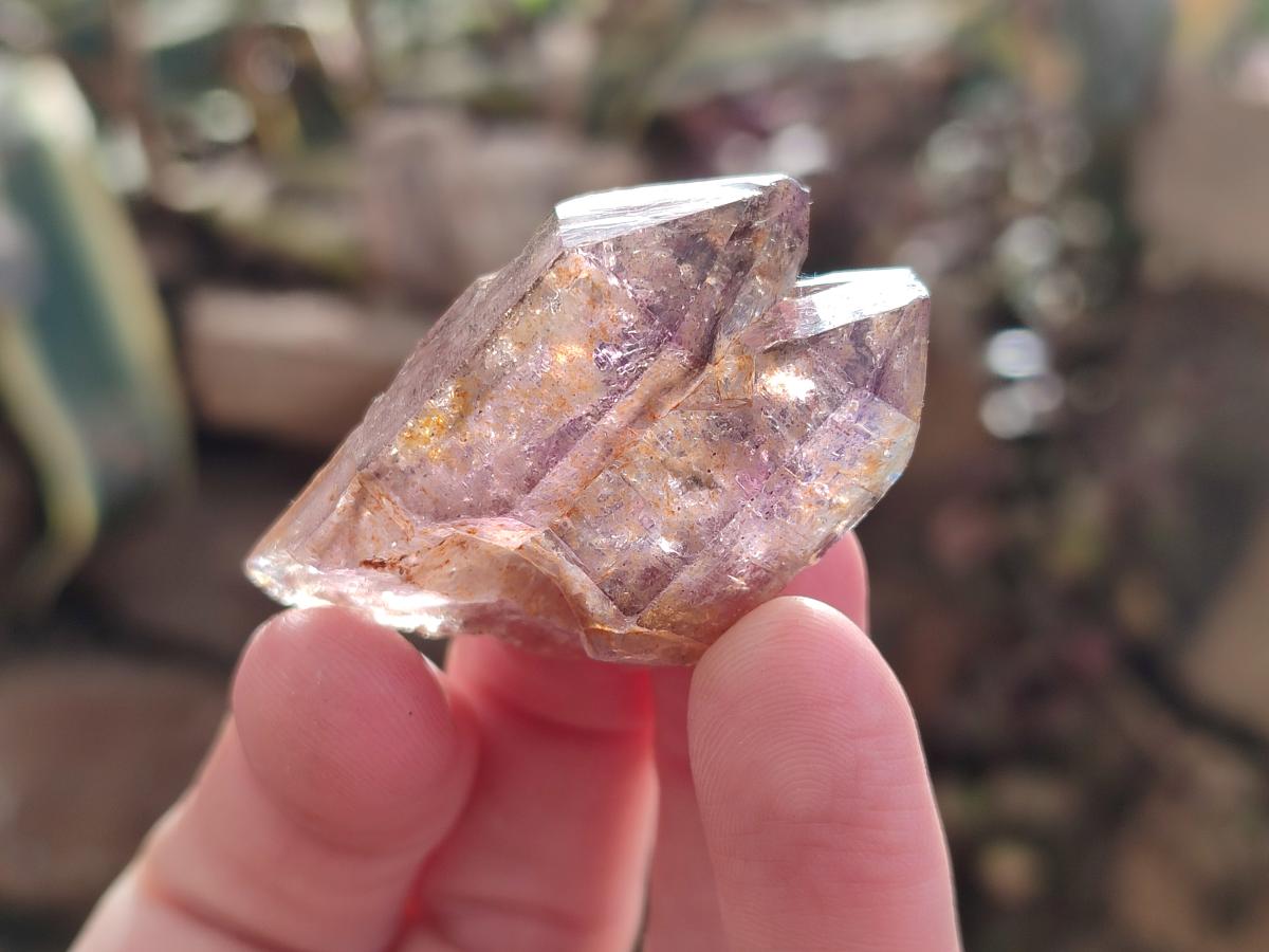 Natural Smokey Amethyst Sceptre Crystals x 35 From Chiredzi, Zimbabwe - Toprock Gemstones and Minerals 