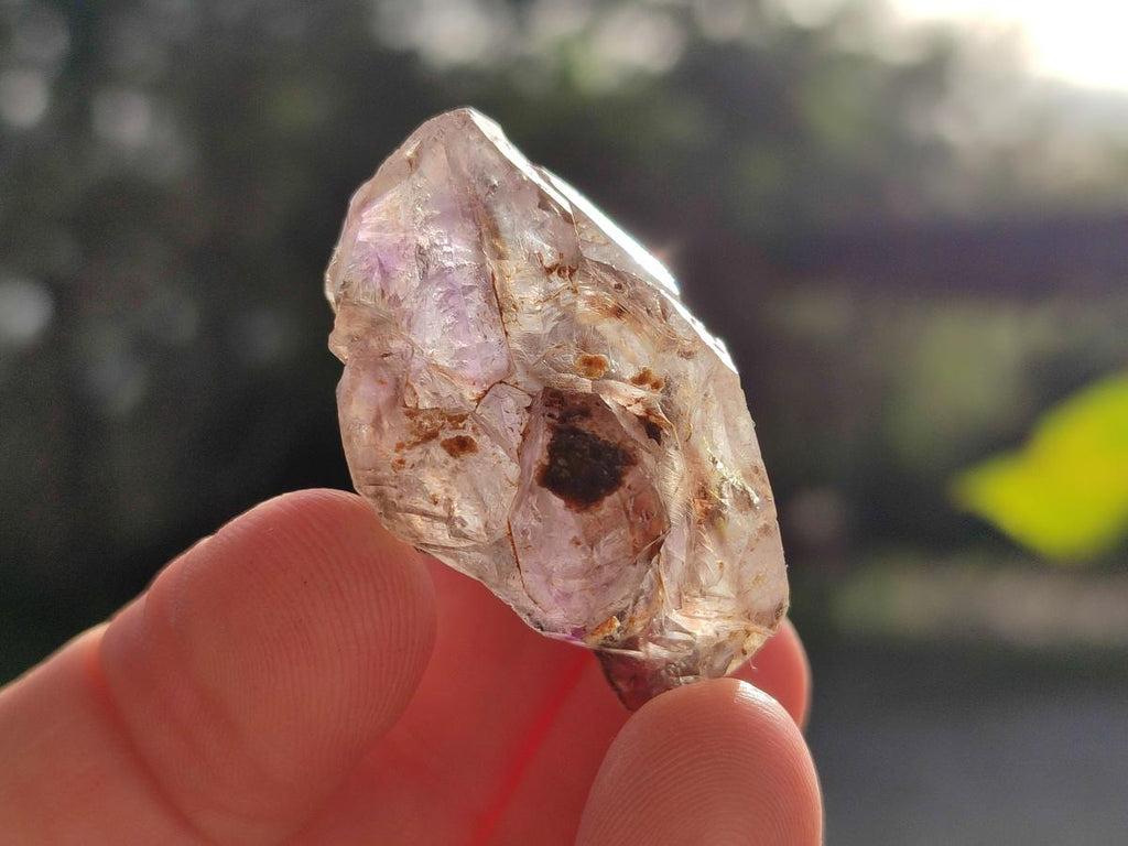 Natural Smokey Amethyst Sceptre Crystals x 35 From Chiredzi, Zimbabwe - Toprock Gemstones and Minerals 